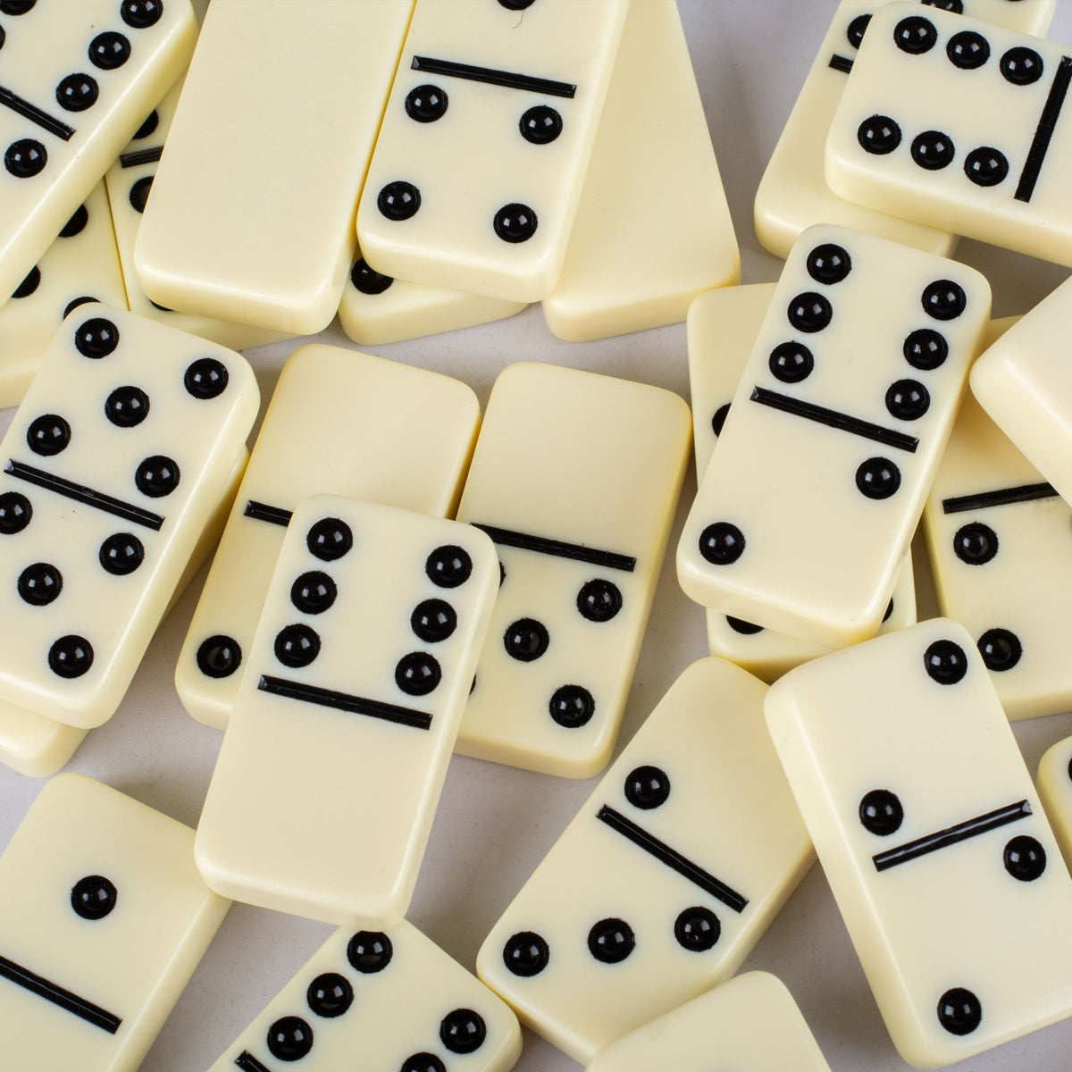 Premium Manopoulos Domino Set Caramel Leatherette Wooden Case Gift